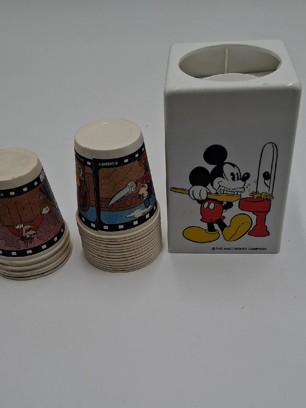 Vintage Disney Pop Up Mickey Mouse Cup Dispenser